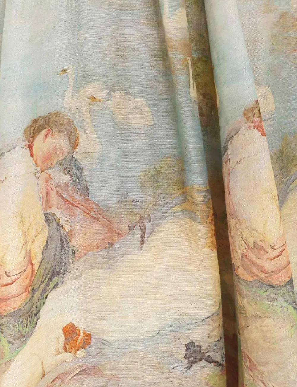 ZIMMERMANN Skirts<Luminosity Ruched Maxi Skirt