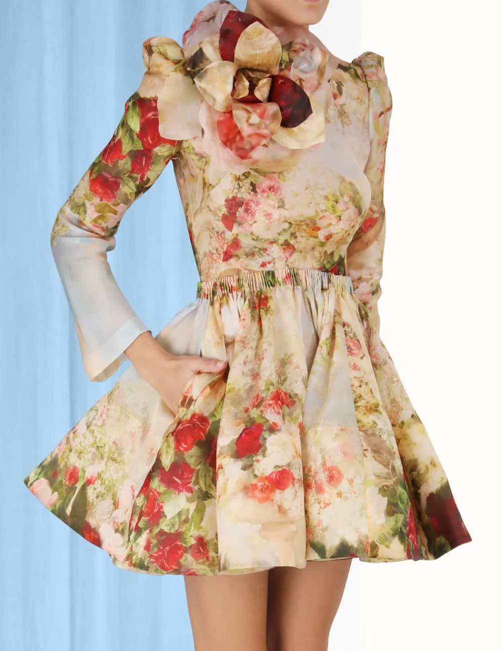 ZIMMERMANN Luminosity<Luminosity Ruched Mini Dress