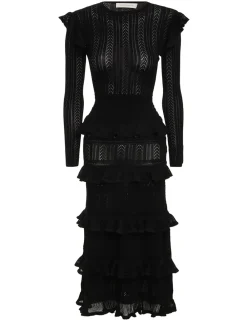 ZIMMERMANN Knitwear<Luminosity Ruffle Dress