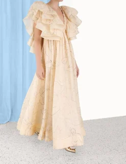 ZIMMERMANN Luminosity<Luminosity Ruffle Gown