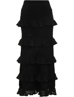 ZIMMERMANN Luminosity<Luminosity Ruffle Midi Skirt