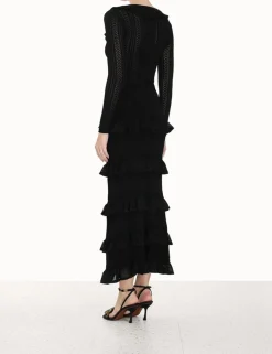 ZIMMERMANN Knitwear<Luminosity Ruffle Midi Skirt