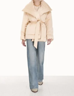 ZIMMERMANN In Denim<Luminosity Satin Wadded Jacket