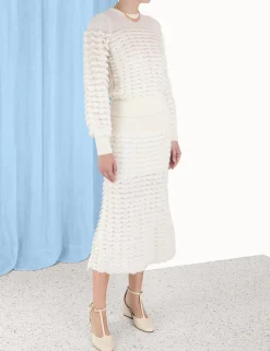 ZIMMERMANN Skirts<Luminosity Scallop Skirt