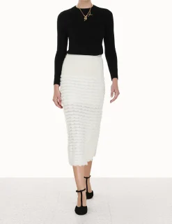 ZIMMERMANN Clothing<Luminosity Scallop Skirt