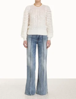 ZIMMERMANN Clothing<Luminosity Scallop Sweater