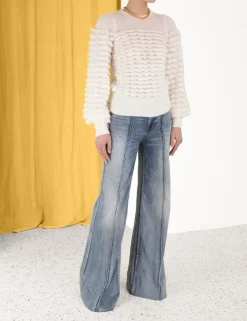 ZIMMERMANN Knitwear<Luminosity Scallop Sweater