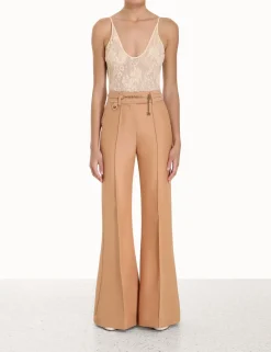 ZIMMERMANN Tops<Luminosity Scoop Neck Bodysuit