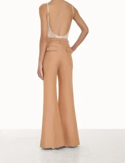 ZIMMERMANN Tops<Luminosity Scoop Neck Bodysuit