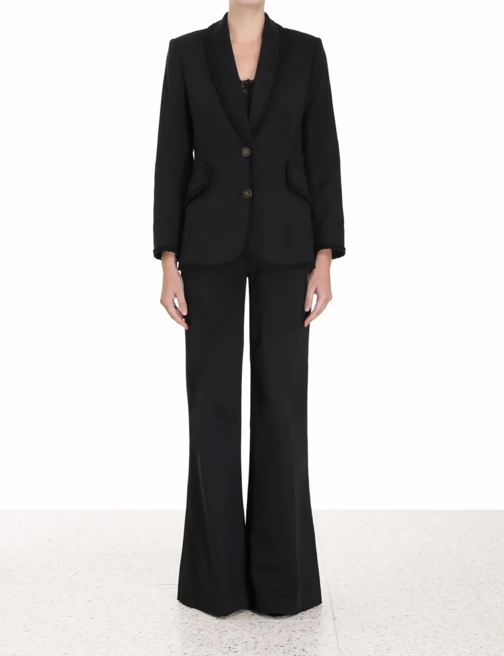 ZIMMERMANN Clothing<Luminosity Shawl Collar Blazer