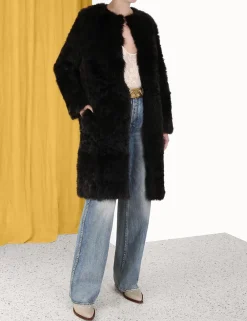 ZIMMERMANN Jackets & Coats<Luminosity Shearling Coat