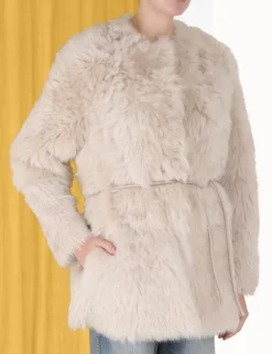 ZIMMERMANN Jackets & Coats<Luminosity Shearling Jacket