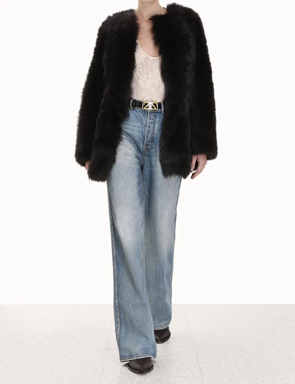 ZIMMERMANN Jackets & Coats<Luminosity Shearling Jacket