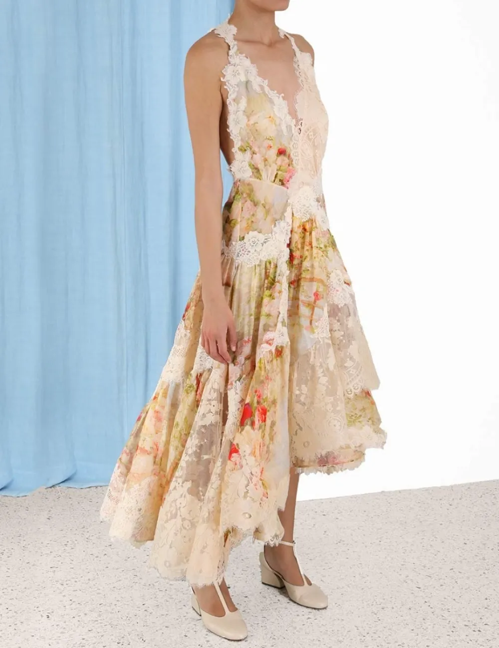 ZIMMERMANN Clothing<Luminosity Splice Lace Dress