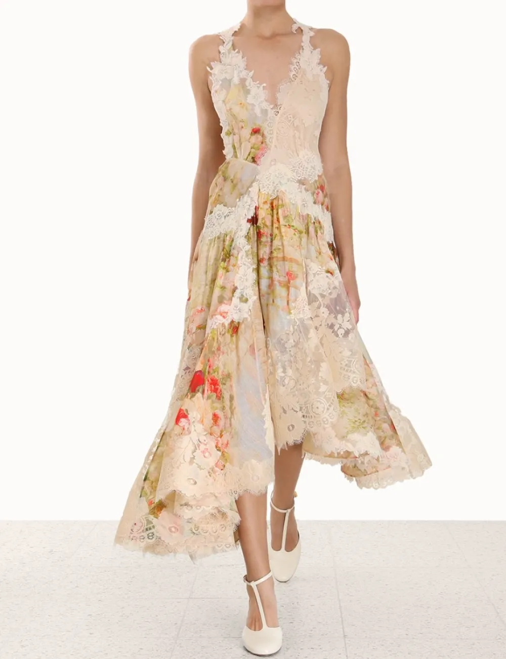 ZIMMERMANN Dresses<Luminosity Splice Lace Dress