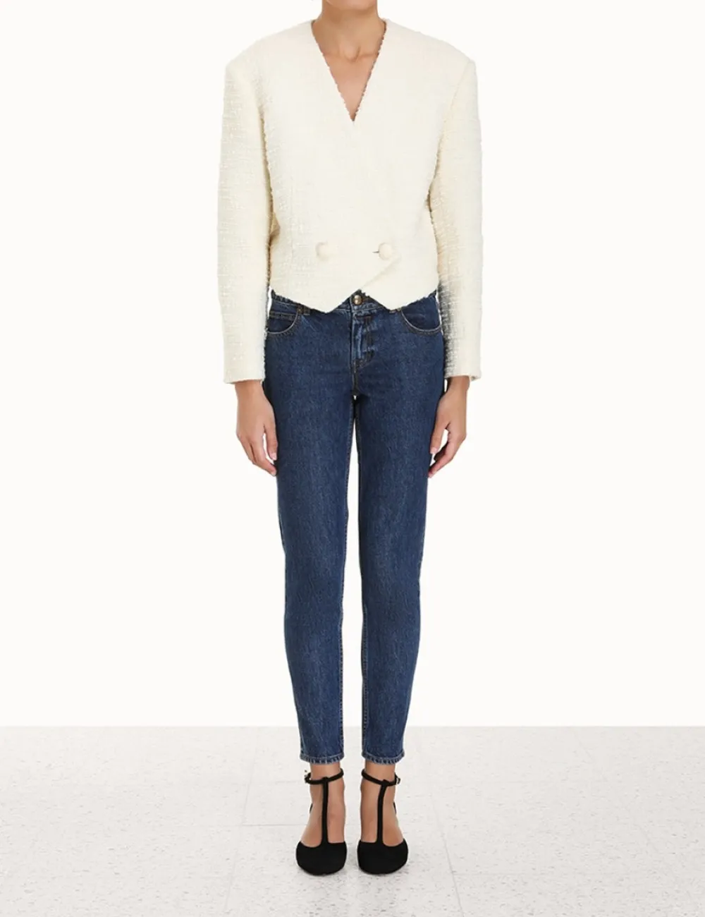 ZIMMERMANN In Denim<Luminosity Stovepipe Jean