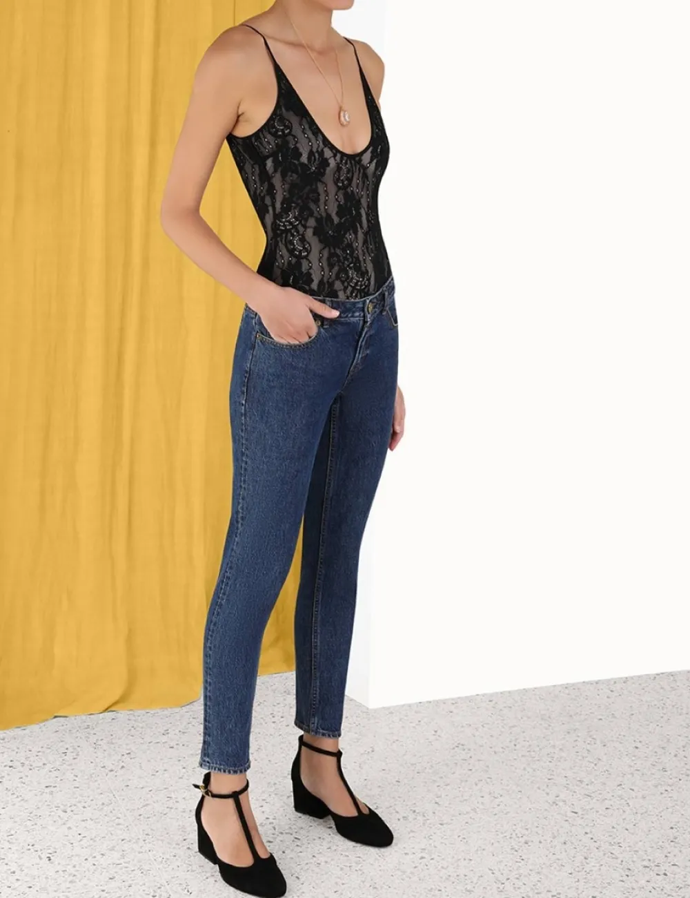 ZIMMERMANN In Denim<Luminosity Stovepipe Jean