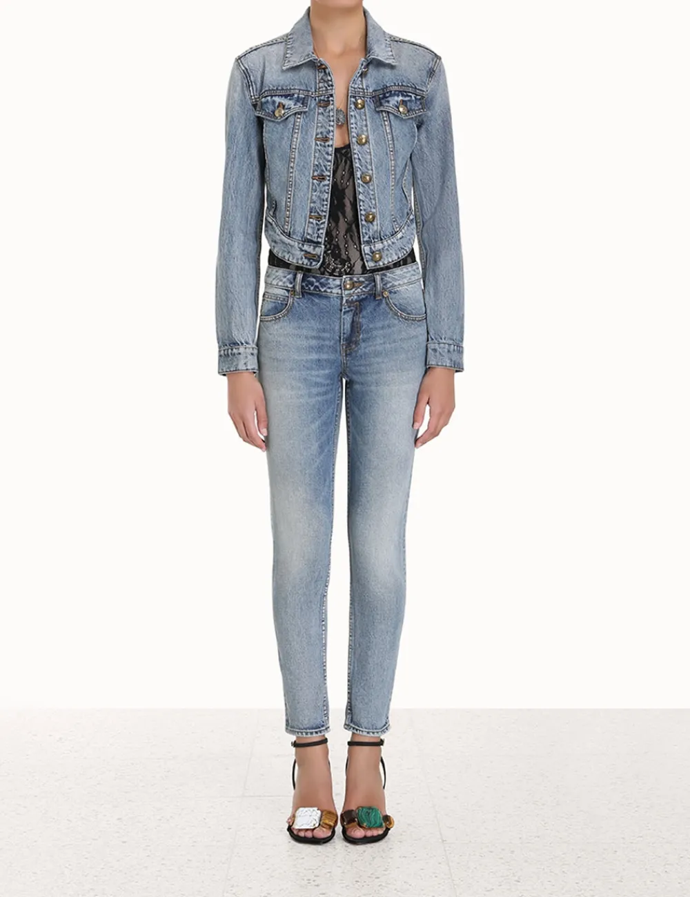 ZIMMERMANN In Denim<Luminosity Stovepipe Jean