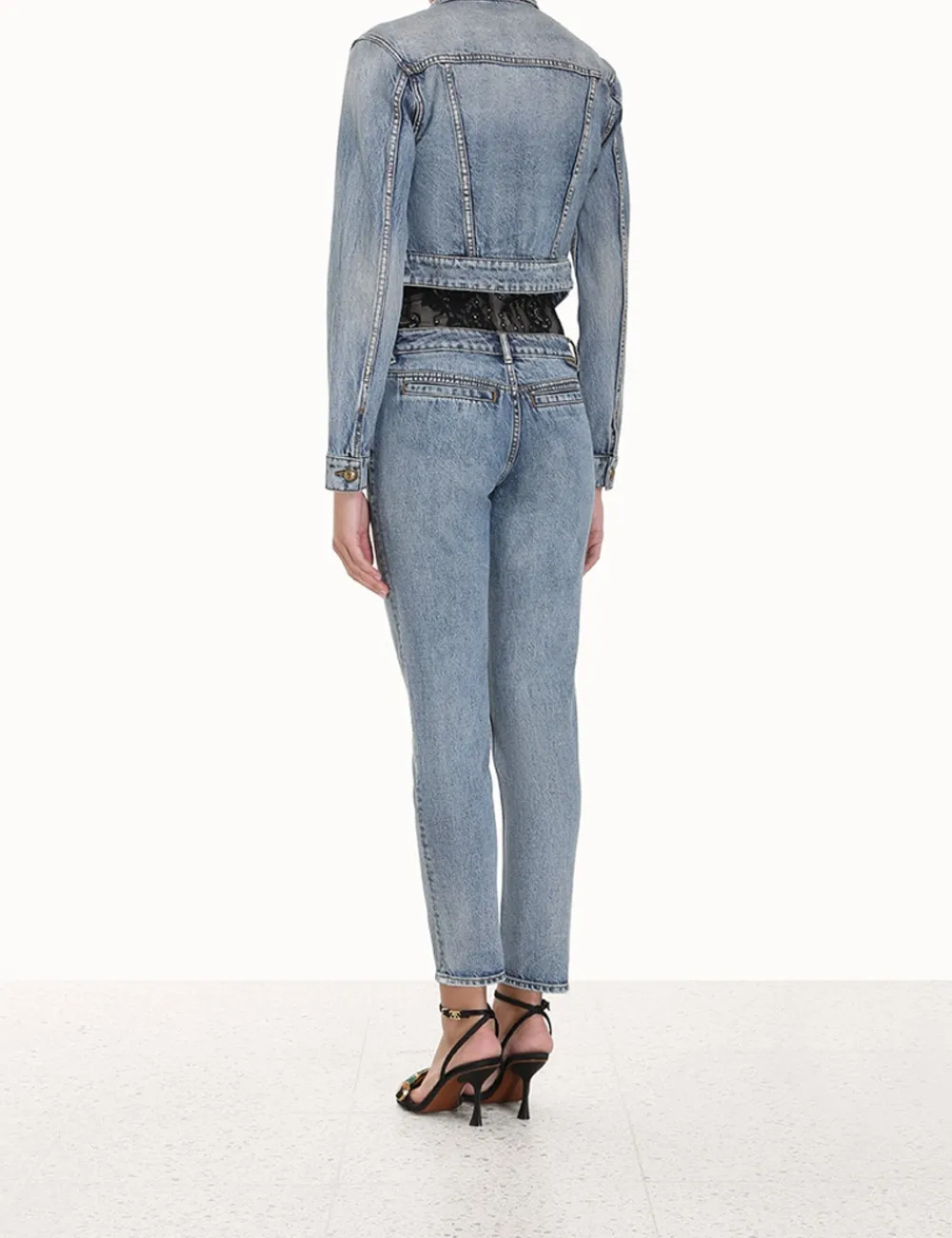 ZIMMERMANN In Denim<Luminosity Stovepipe Jean