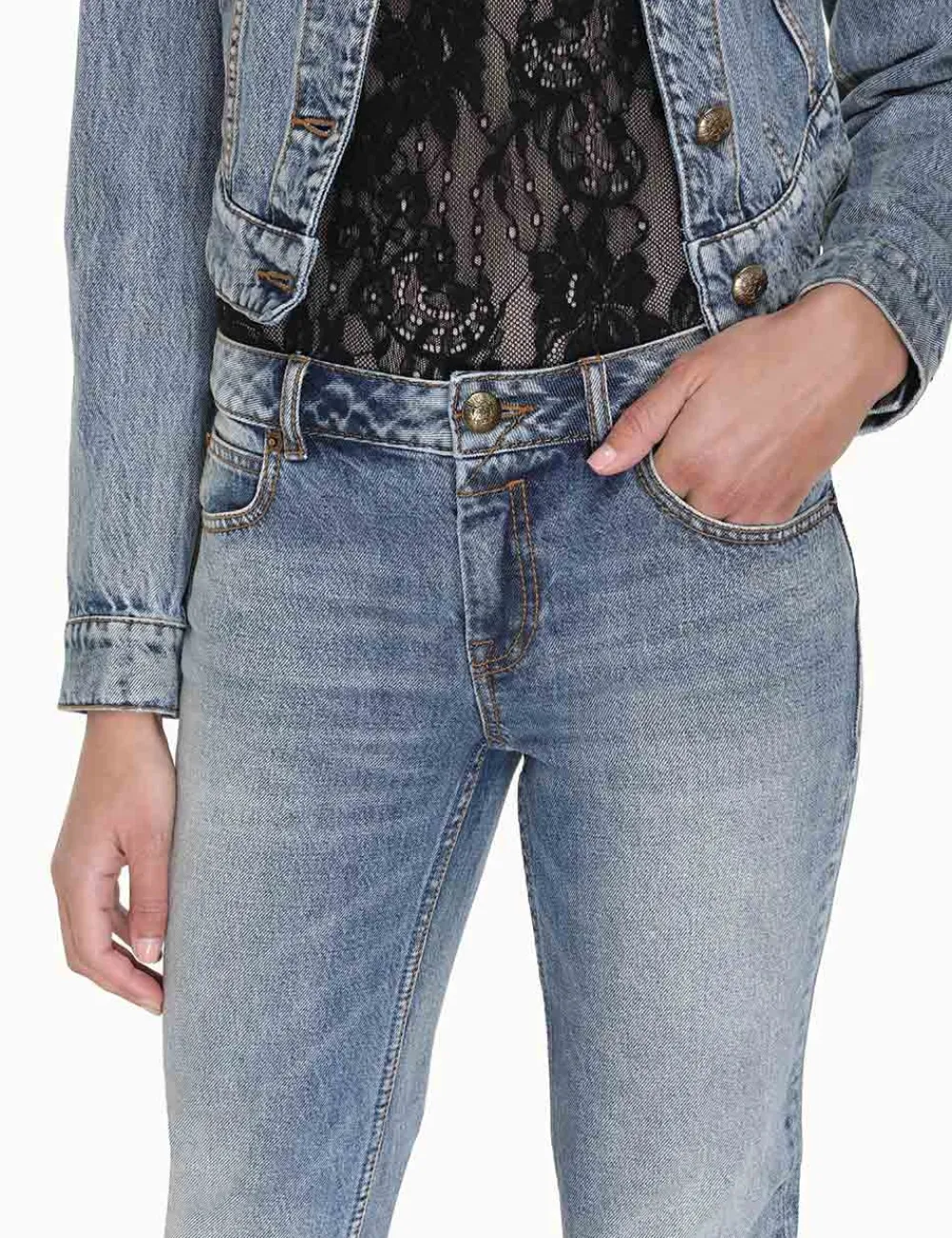 ZIMMERMANN In Denim<Luminosity Stovepipe Jean