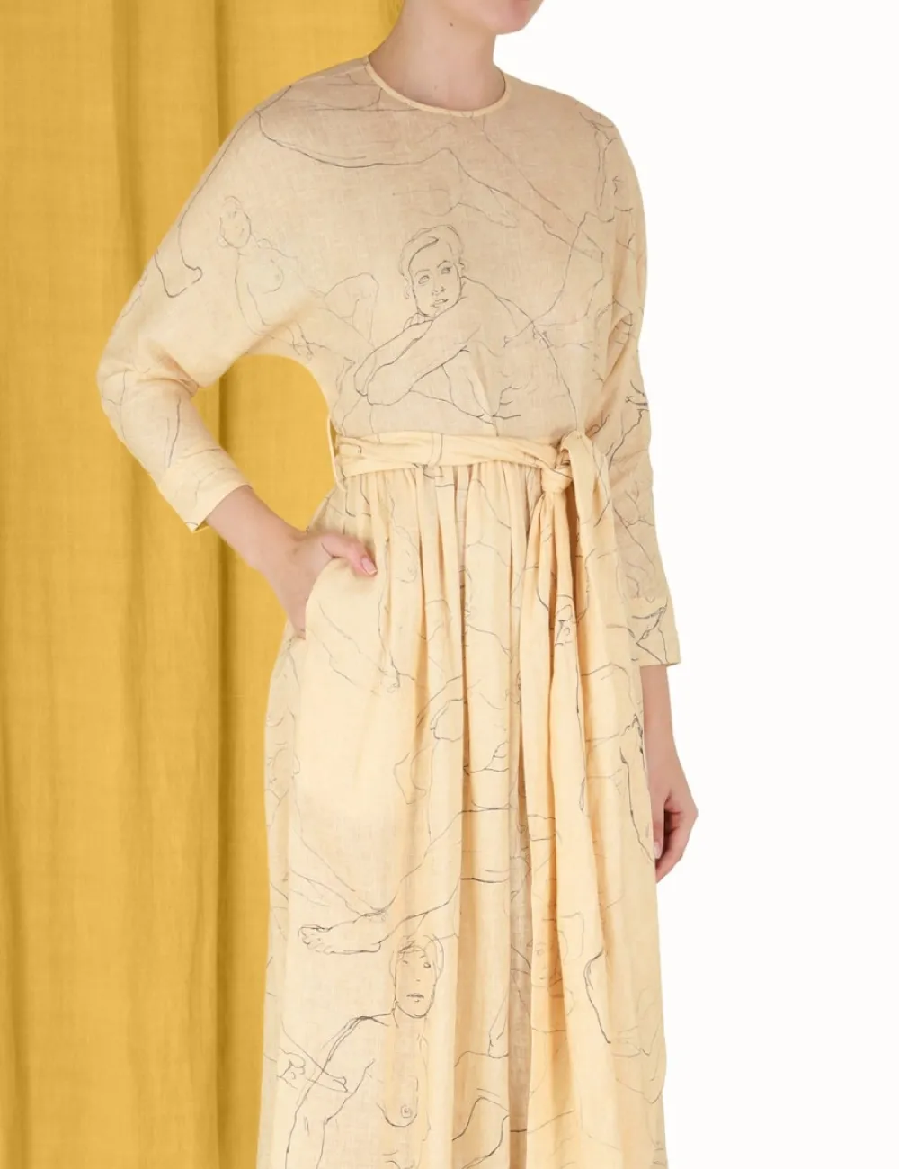ZIMMERMANN Clothing<Luminosity Tie Midi Dress