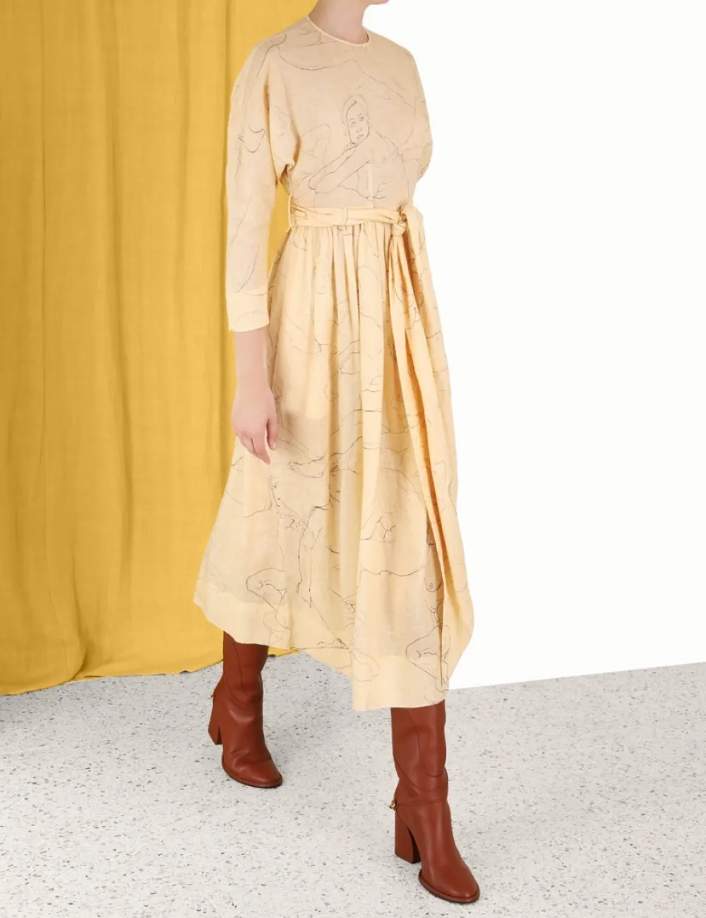 ZIMMERMANN Dresses<Luminosity Tie Midi Dress