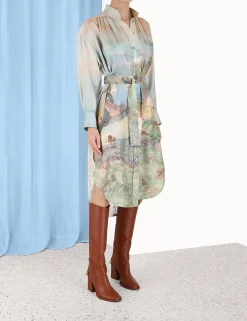 ZIMMERMANN Dresses<Luminosity Twill Lace Dress