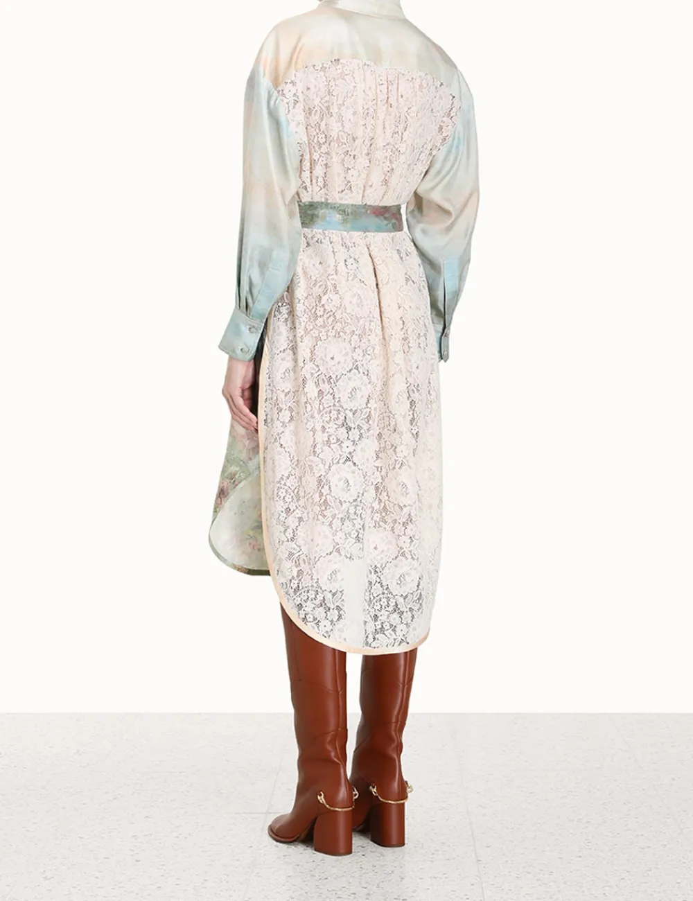 ZIMMERMANN Dresses<Luminosity Twill Lace Dress