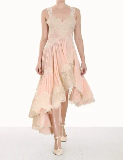 ZIMMERMANN Dresses<Luminosity Velvet Lace Midi