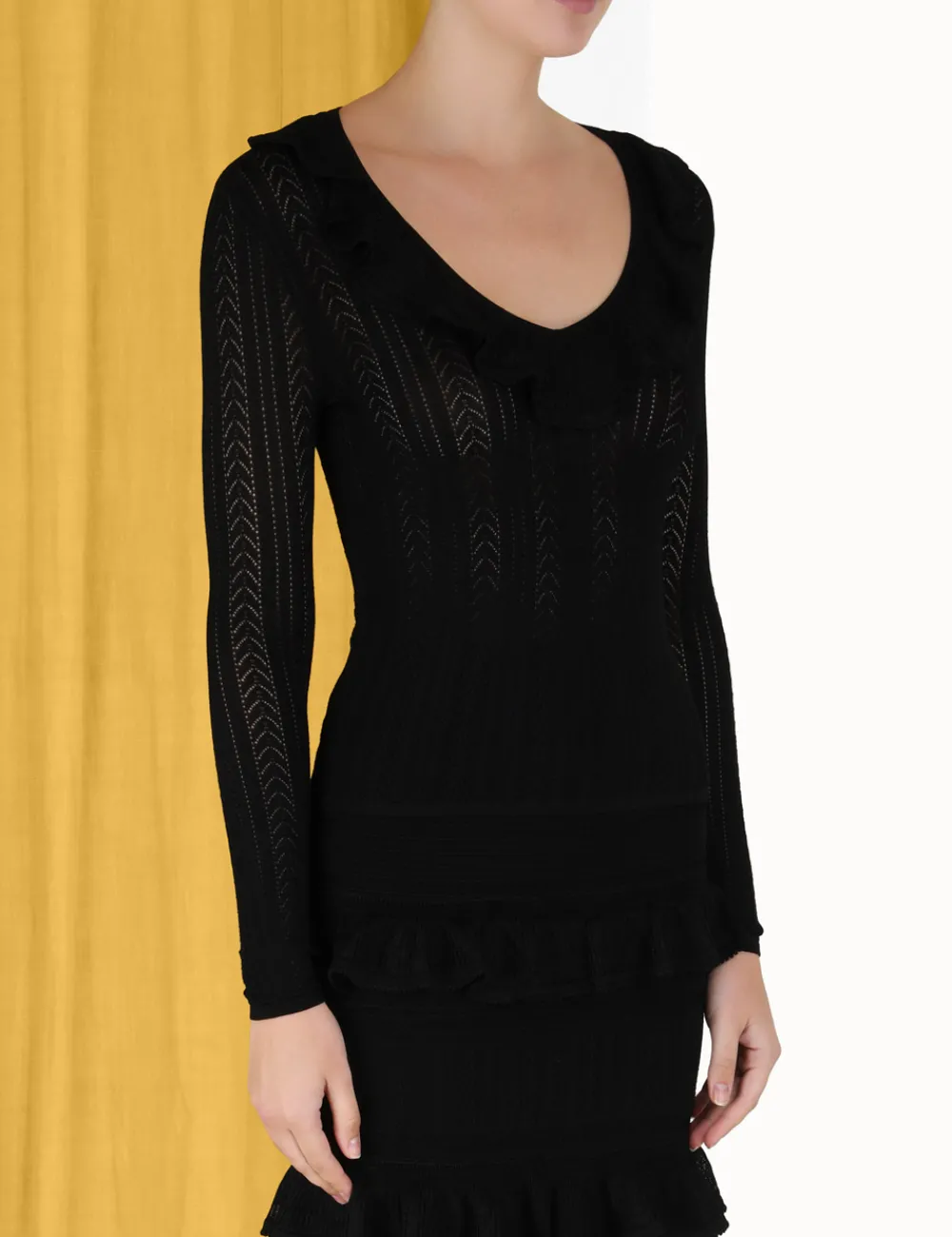 ZIMMERMANN Luminosity<Luminosity V-Neck Ruffle Top