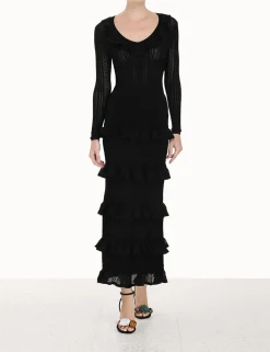 ZIMMERMANN Tops<Luminosity V-Neck Ruffle Top