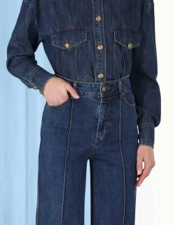 ZIMMERMANN In Denim<Luminosity Wide Leg Jean