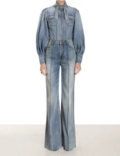 ZIMMERMANN In Denim<Luminosity Wide Leg Jean