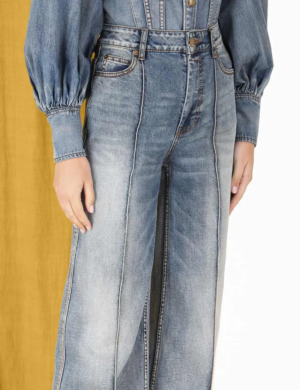 ZIMMERMANN In Denim<Luminosity Wide Leg Jean