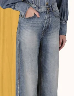 ZIMMERMANN Luminosity<Luminosity Wide Straight Jean