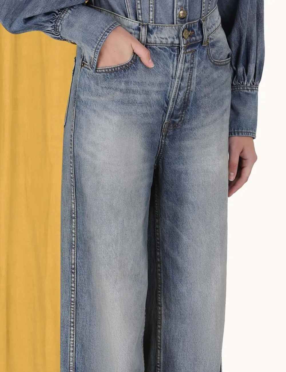ZIMMERMANN Denim<Luminosity Wide Straight Jean