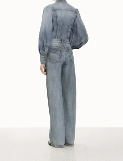 ZIMMERMANN In Denim<Luminosity Wide Straight Jean