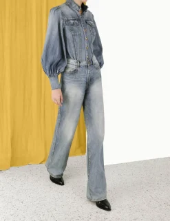 ZIMMERMANN Shorts & Pants<Luminosity Wide Straight Jean