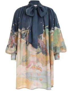 ZIMMERMANN Clothing<Lyrical Barrel Mini Dress