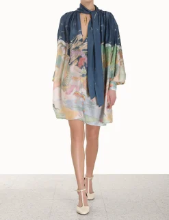 ZIMMERMANN Luminosity<Lyrical Barrel Mini Dress