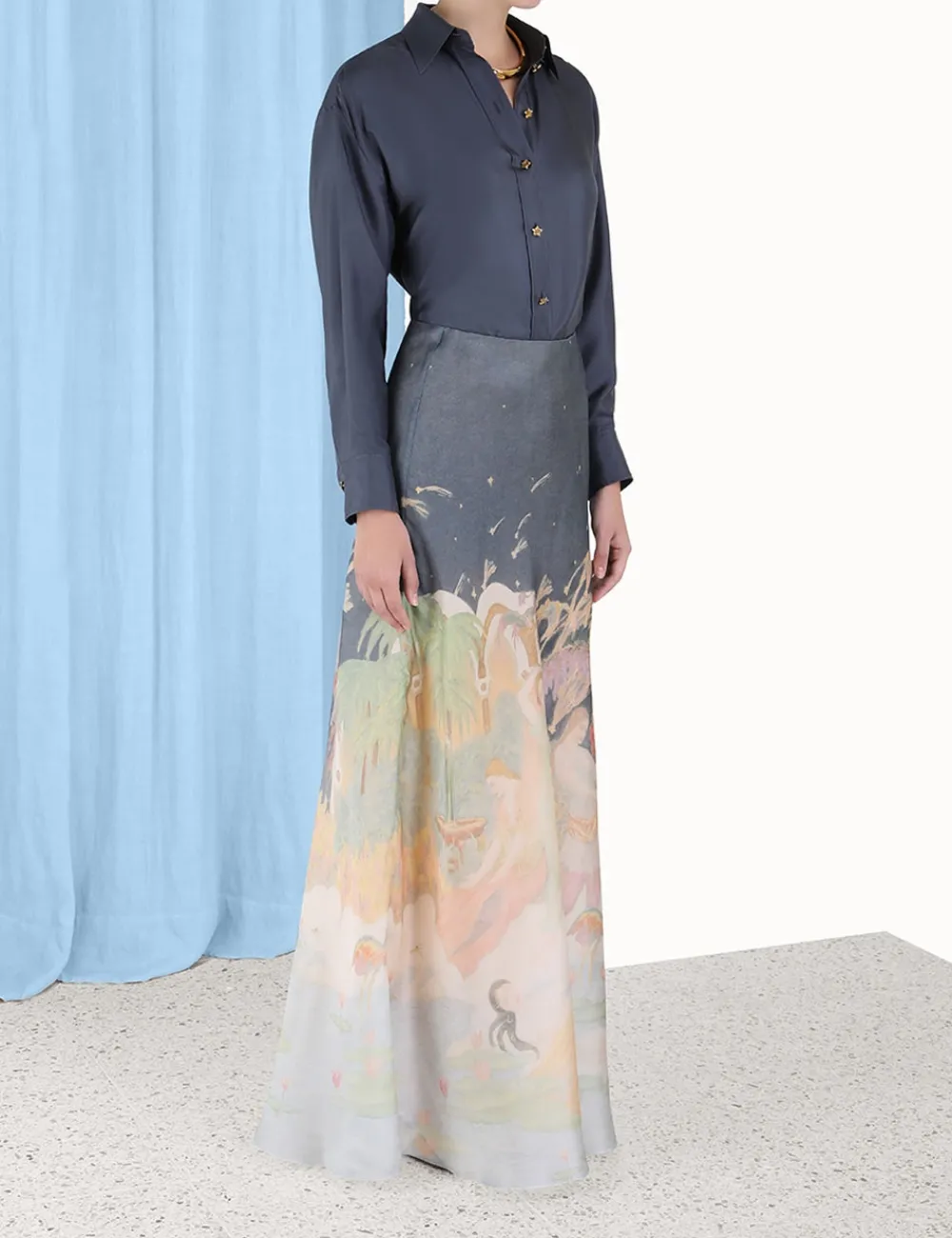 ZIMMERMANN Luminosity<Lyrical Bias Flare Skirt