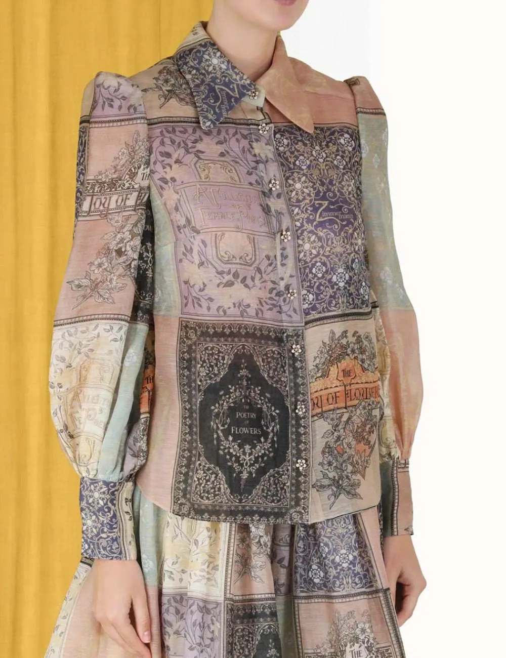 ZIMMERMANN Clothing<Lyrical Book Print Blouse