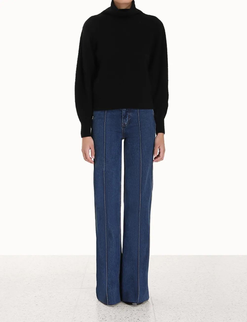 ZIMMERMANN Luminosity<Lyrical Brushed Wool Sweater