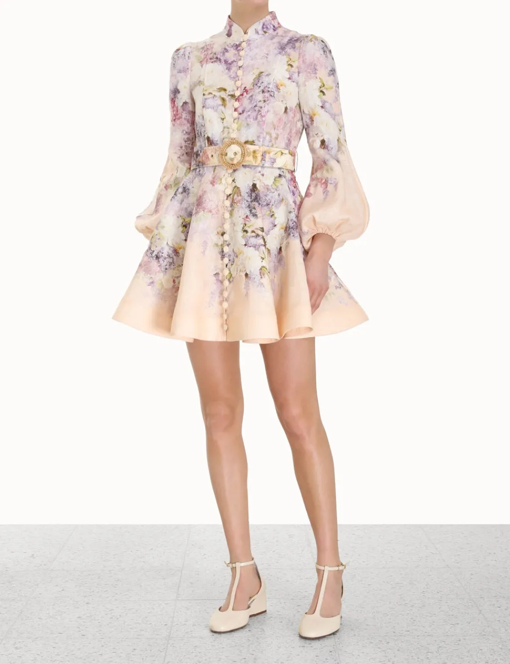 ZIMMERMANN Form & Light<Lyrical Buttoned Mini