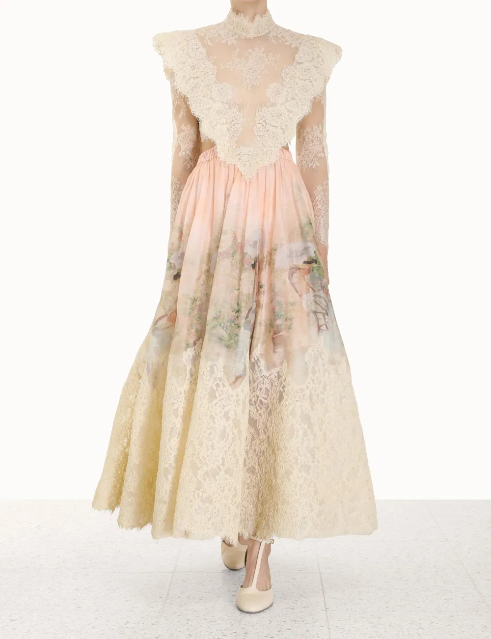 ZIMMERMANN Dresses<Lyrical Corded Lace Gown