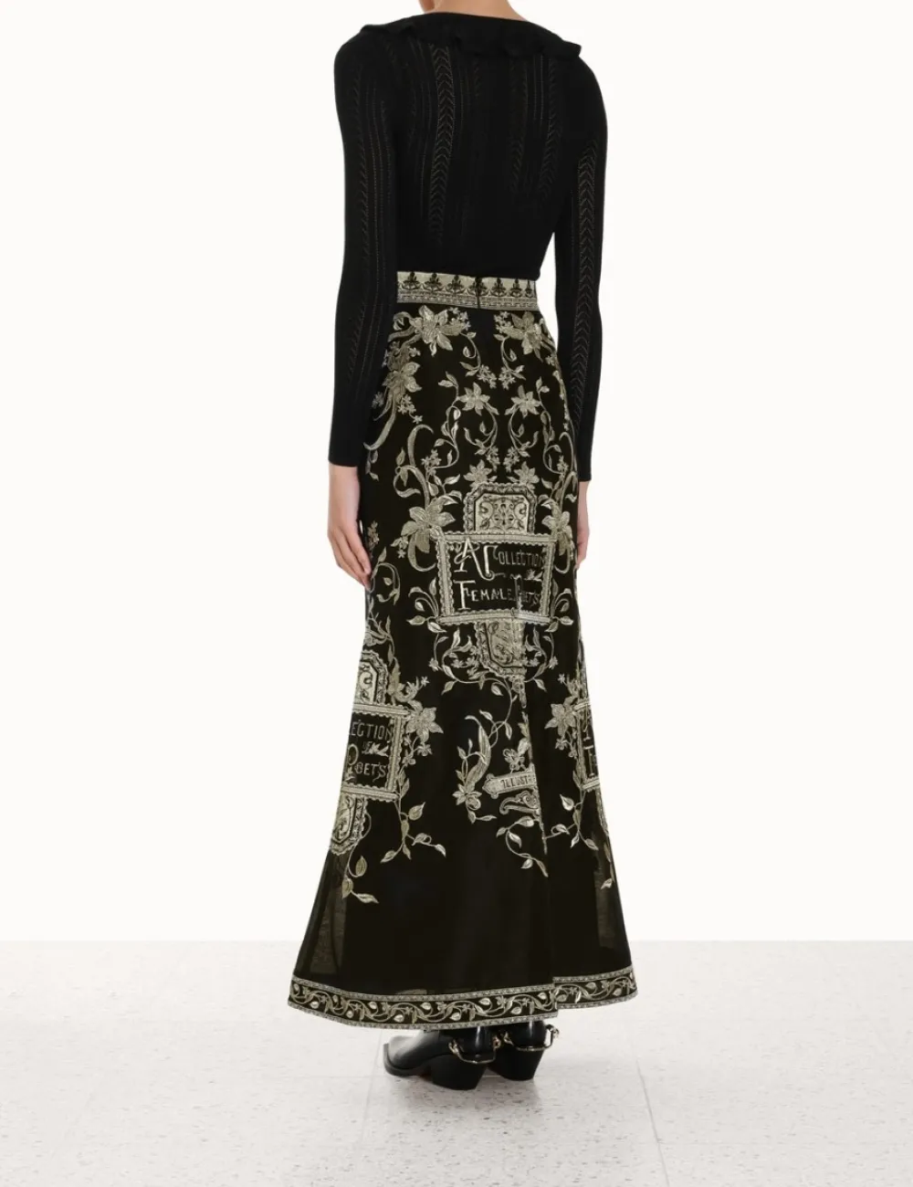 ZIMMERMANN Skirts<Lyrical Embroidery Maxi Skirt