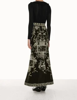 ZIMMERMANN Clothing<Lyrical Embroidery Maxi Skirt