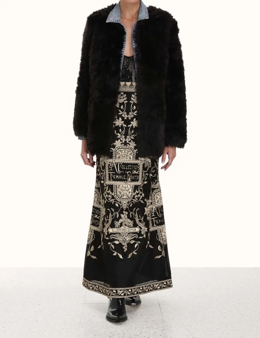 ZIMMERMANN Clothing<Lyrical Embroidery Maxi Skirt