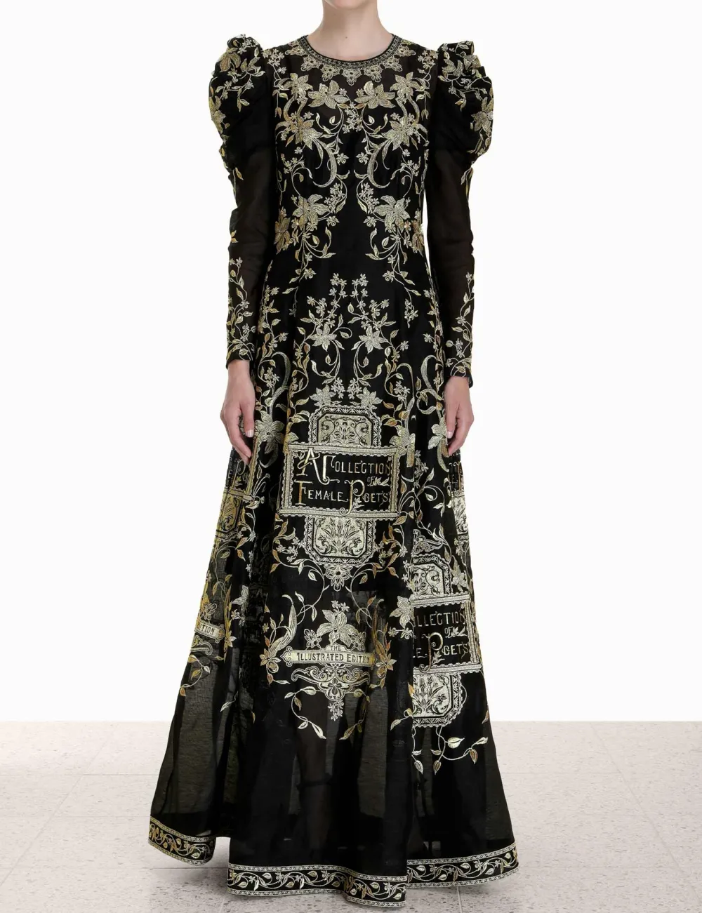 ZIMMERMANN Luminosity<Lyrical Embroidery Midi Dress