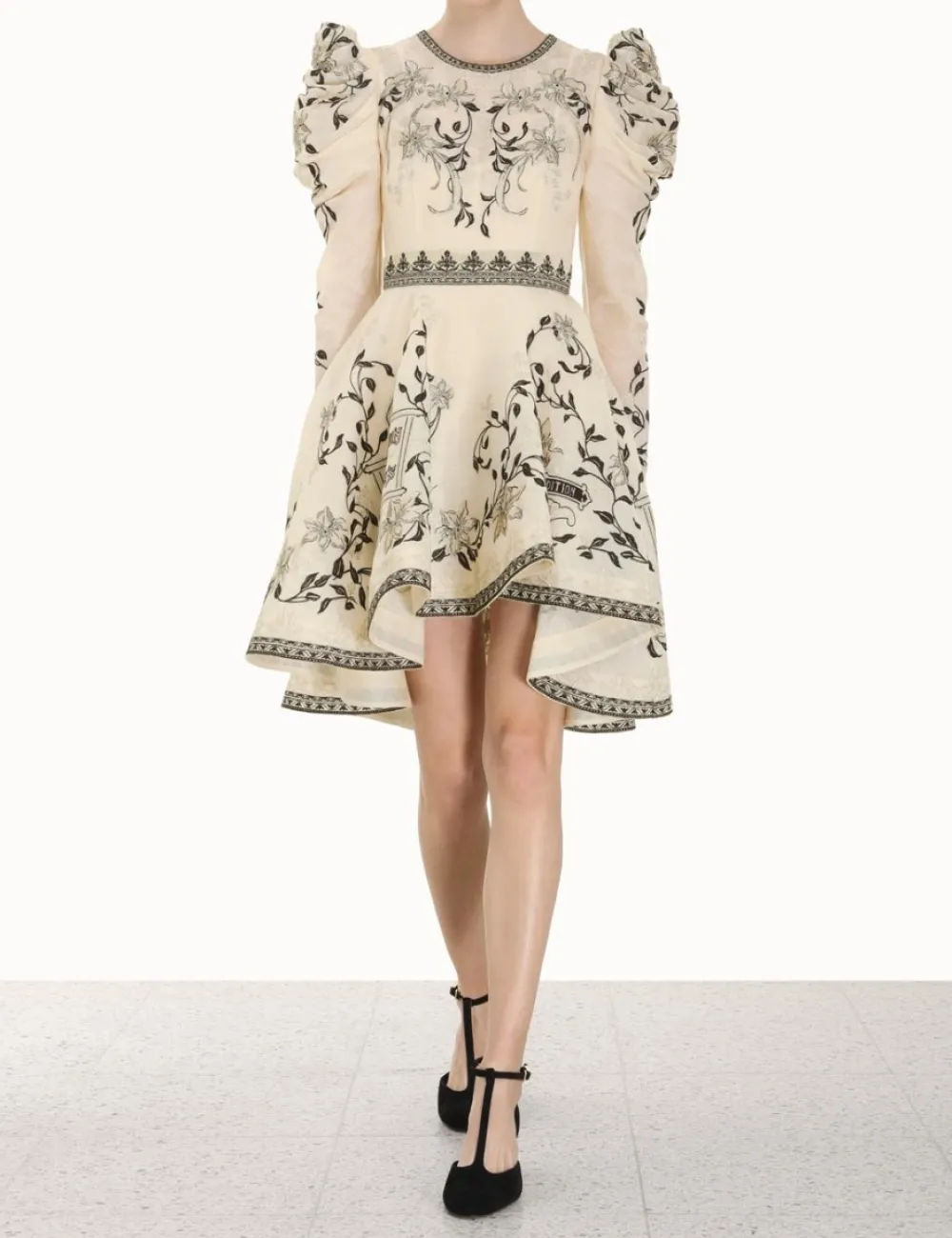 ZIMMERMANN Luminosity<Lyrical Embroidery Mini Dress